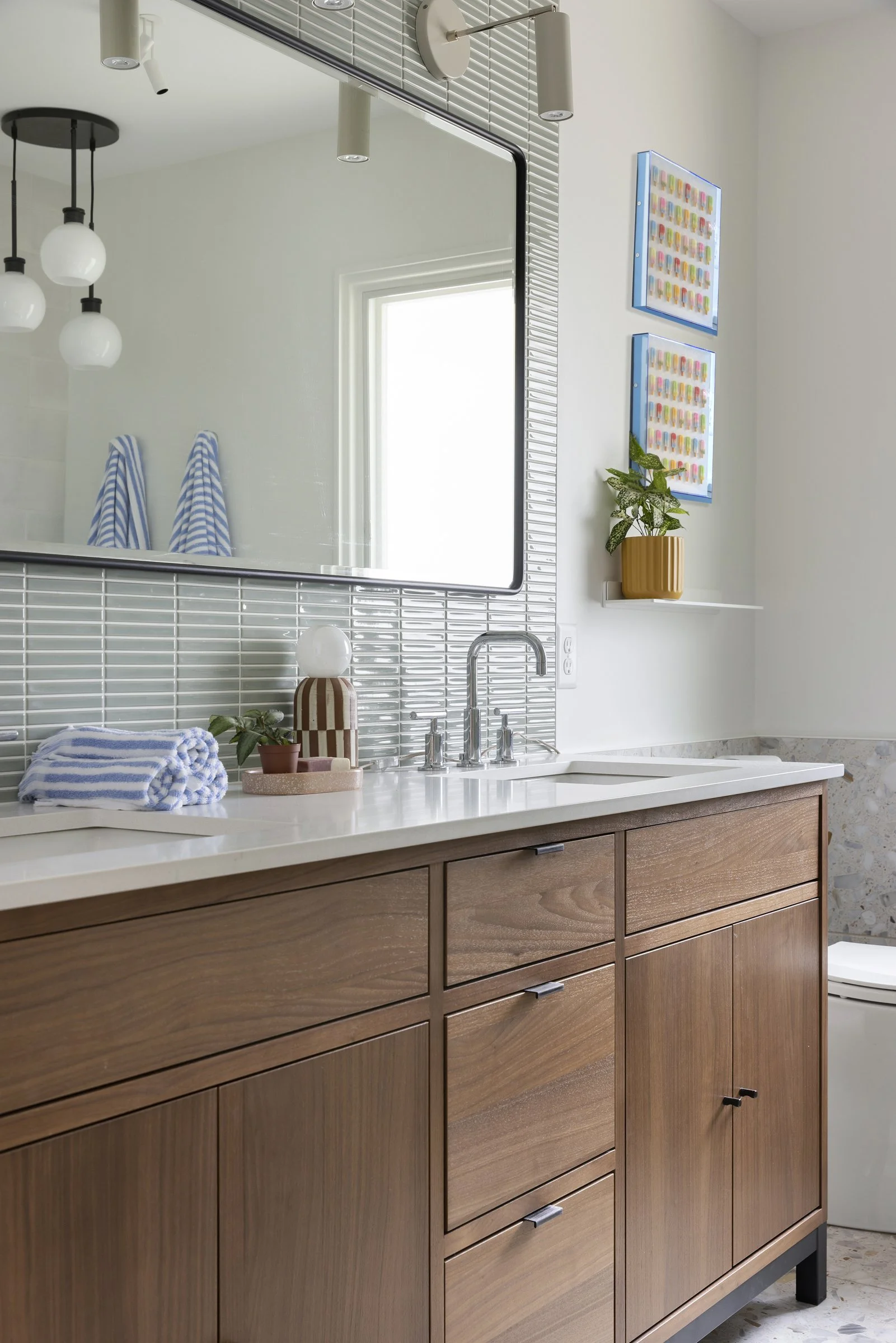 Mid-Century Modern Bathroom Reno — Milton House Design