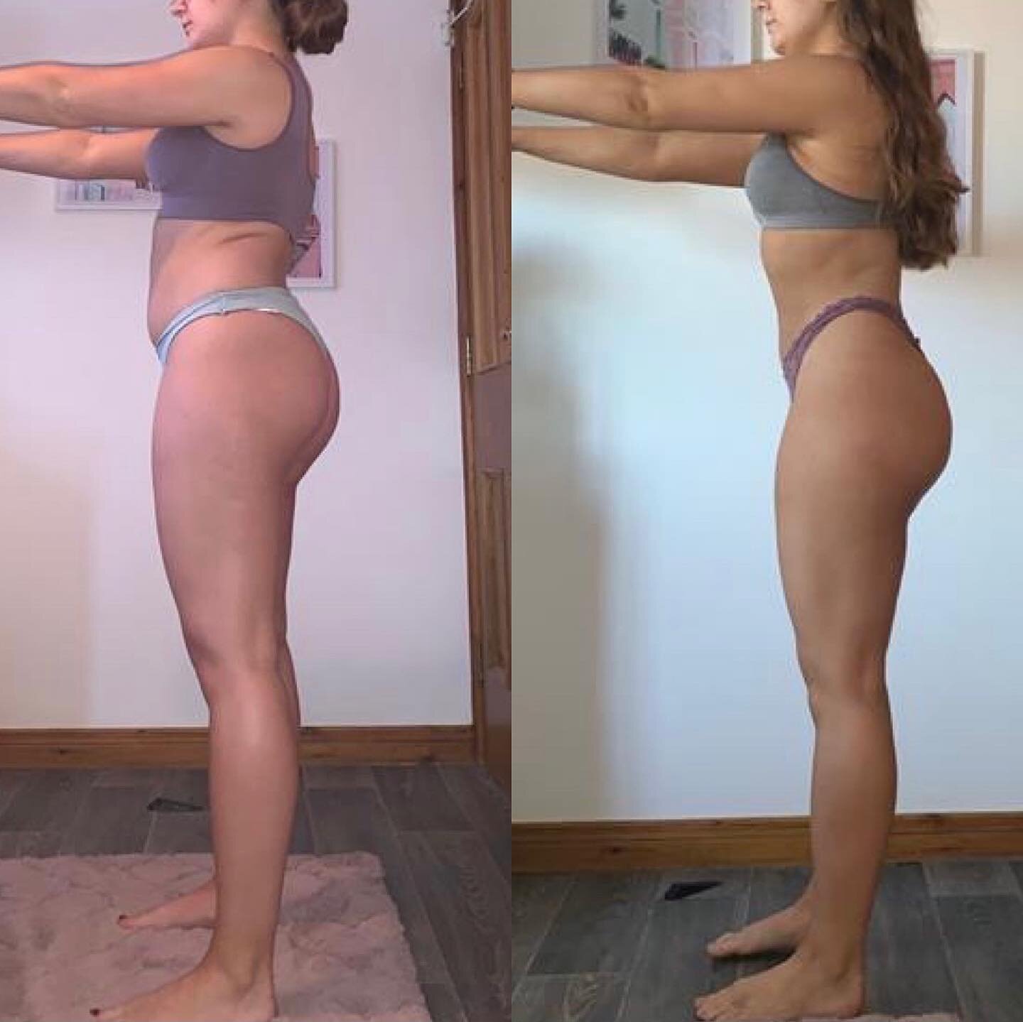 Week 6 check in✔️

7cm off her waist, no crazy low calories or over exercising, she is doing 4 workouts a week just using a kettlebell. 

If you are disciplined and work hard you will get results👏🏻

Cara is working so hard and the results are showi