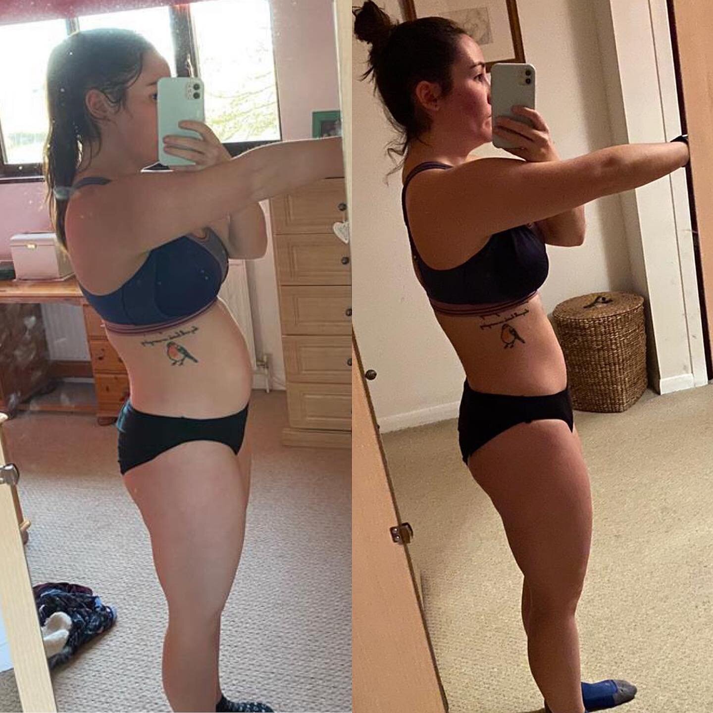 Week 8 check in with @jessicaacarter97 and I cannot even explain how proud I am of Jess👏🏻

Jess has dropped 3kg, 6.5cm off her waist and 6cm off her hips but honestly it is like a different person from when she started with me, her entire mindset h