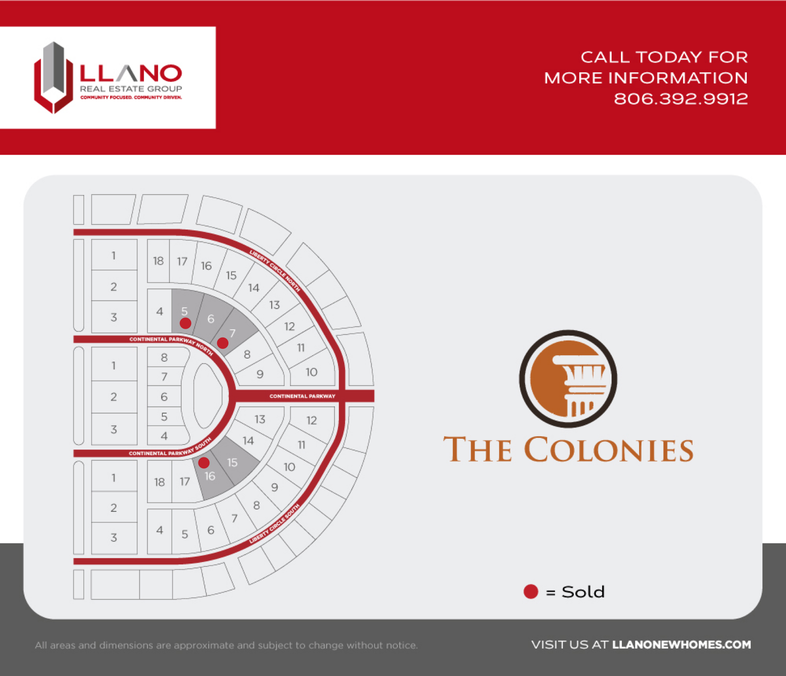 The Colonies Llano Real Estate