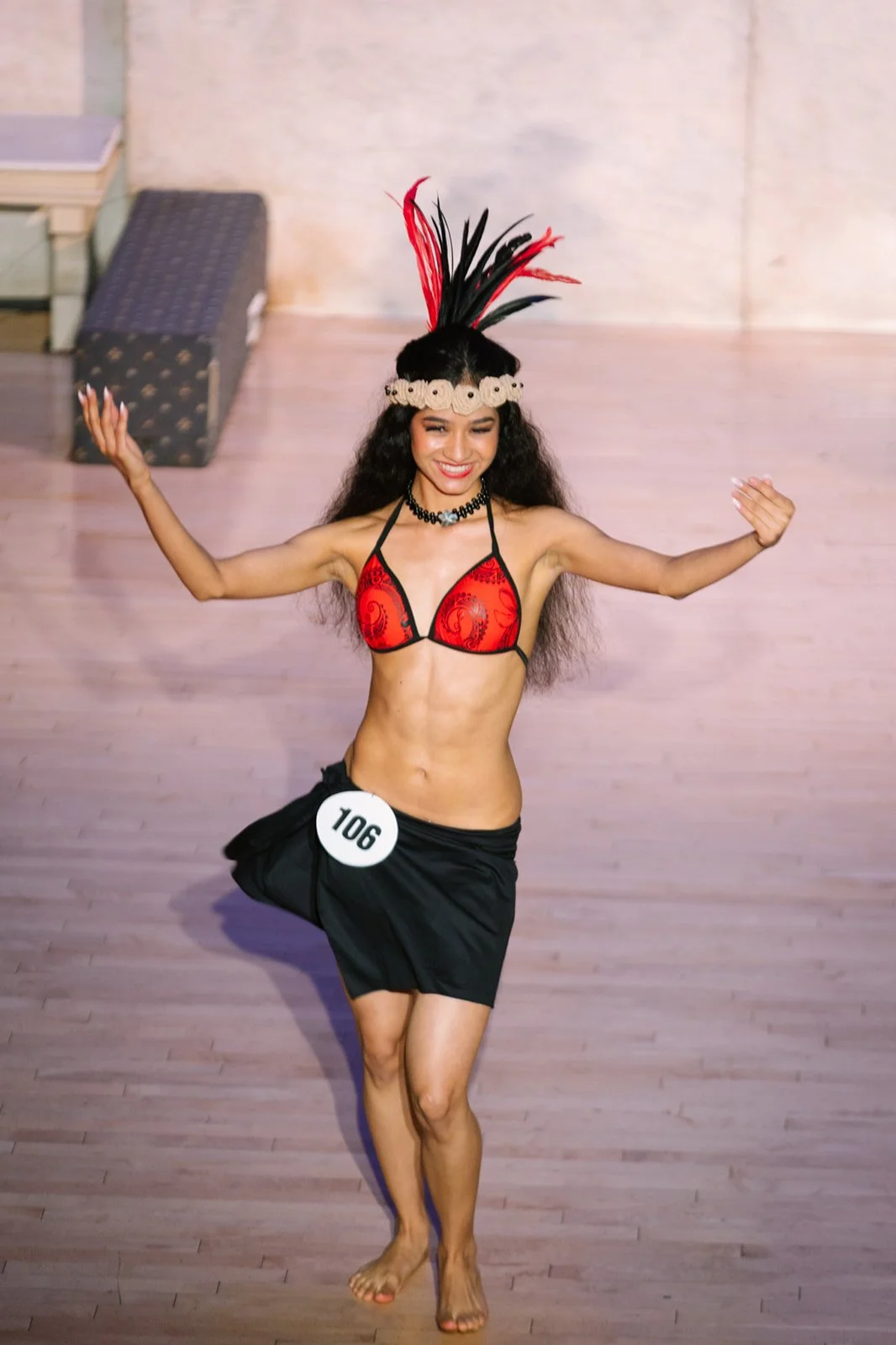 Daniela Garcia: 2nd Place Solo Ote'a Vahine (Tiare Category)