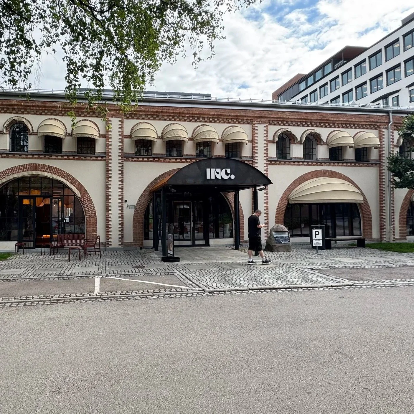 Inngangen til House of Health Skøyen i INC-bygget.