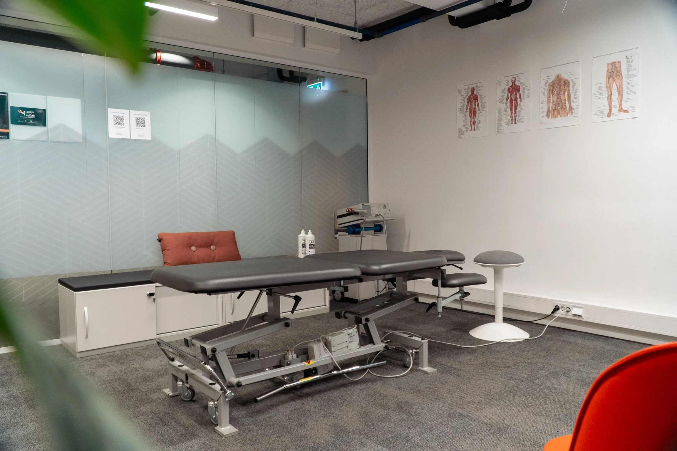 BIlde av behandlingsrommet på House of Health Tullinløkka