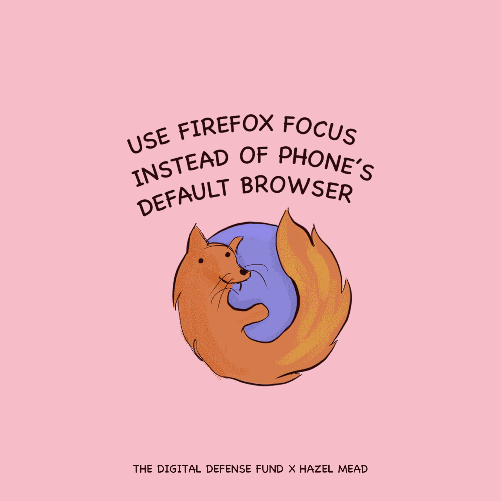 Image of Firefox Focus logo. Clicking the image leads to Firefox Focus.