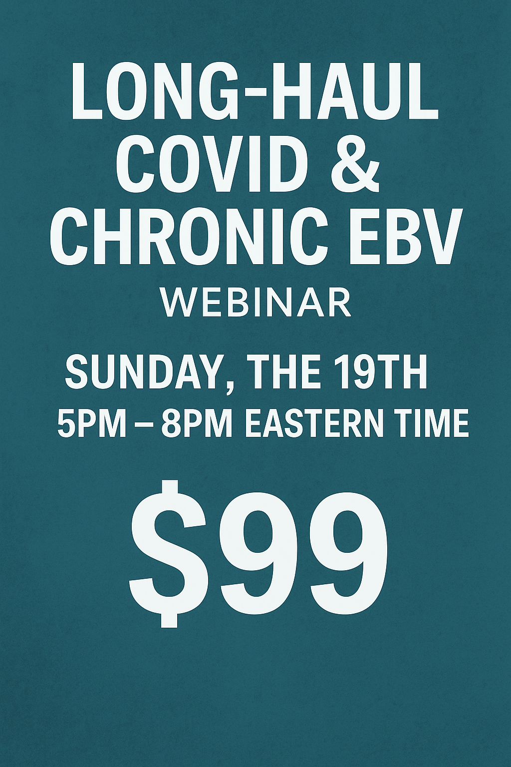 Long Haul COVID and EBV Healing Webinar cover image