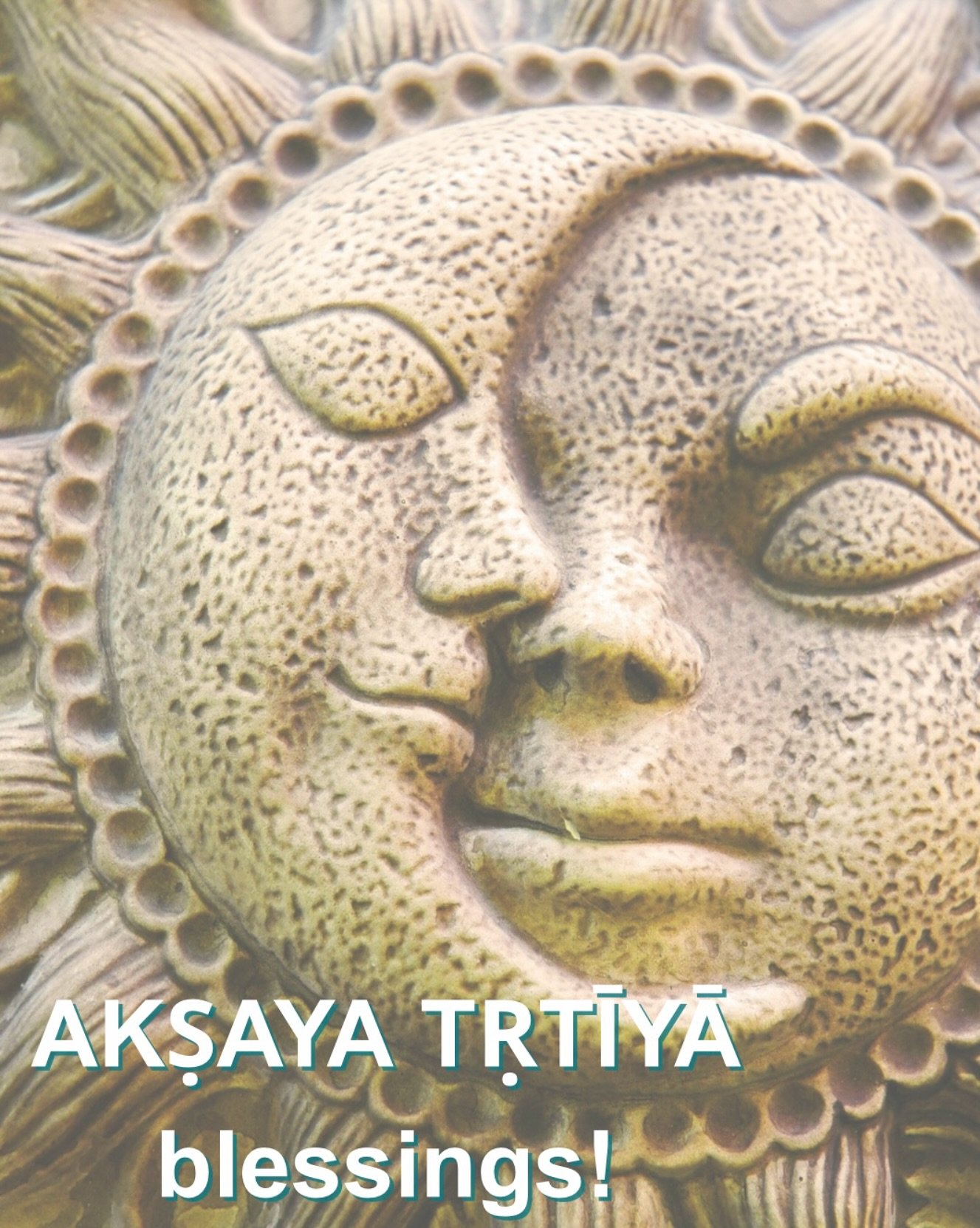 Today is Akṣaya Tṛtīyā in the Vedic calendar! Both the Sun ☀️ and the Moon 🌖are in their signs of exaltation! Meaning the Illuminaries in our life are offering blessings!
🙏💕☀️
Today is an auspicious day for:
☀️ beginning new projects
🌖 donatio