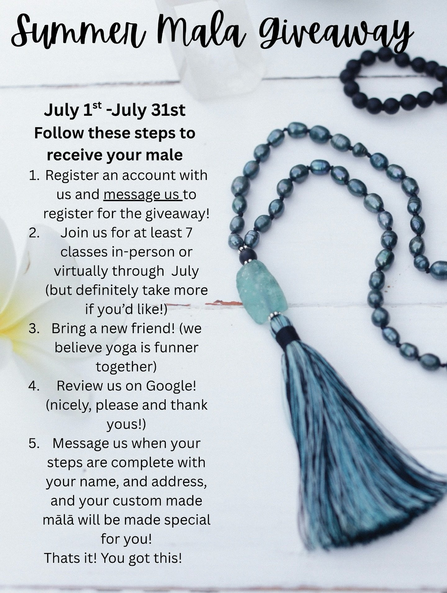Two weeks left to earn your own personalized mālā!
What’s left on your checklist! 🤔📿🤔
#yogahomecos ##yogacolorado #yogacoloradosprings #coloradosprings #coloradospringsyoga #manitousprings #manitouyoga #widefield #fountaincoloradoyoga #fo