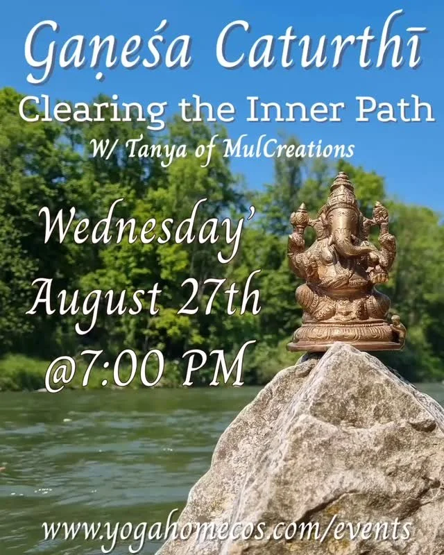 🎉 Join us in celebrating Gaṇeśa Caturthī, a sacred festival honoring Lord Gaṇeśa, 🐘 the beloved guardian of thresholds, remover of obstacles, and patron of wisdom, creativity, and new beginnings.
💕🐘🙏
Together we’ll explore Gaṇeśa’s