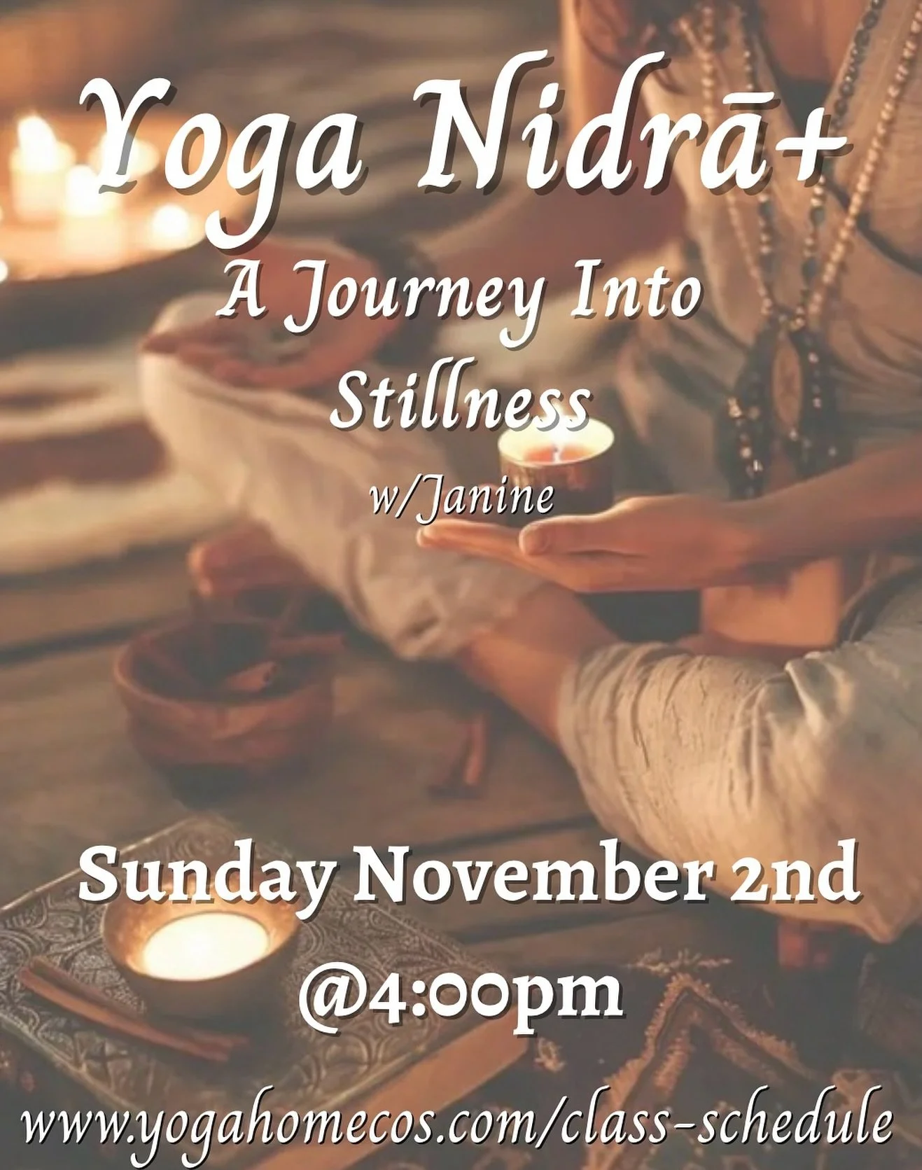 New Class Alert!‼️ 
Hey Yoga Homies! We’ve added this delicious monthly class to our schedule to support your transition from the weekend to the work week!😋
Join us monthly for Yoga Nidrā+! This month’s theme will include some yummy so