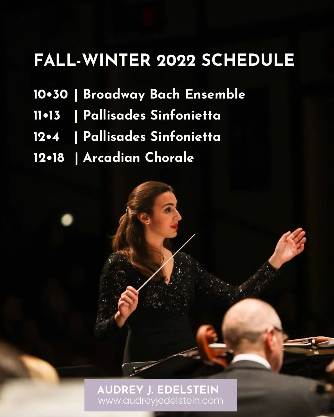 ✨Calling all music lovers 🎉 I hope I'll see you at a concert! Details for each performance can be found on my website ➡ link in bio!
#classical #instaclassical #conductor #womenconductors #womanconductor #choir #chorus #orchestra #symphonic #nyccla
