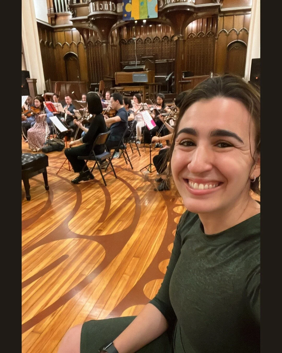 Very excited for Sunday's concert with the Palisades Sinfonietta at Broadway Presbyterian Church!  Bach, Schubert, &amp; Mozart, oh my!

✨I've had so much fun discovering this repertoire and making new friends. Eric Clark and Emily Gehman [@emgehman]