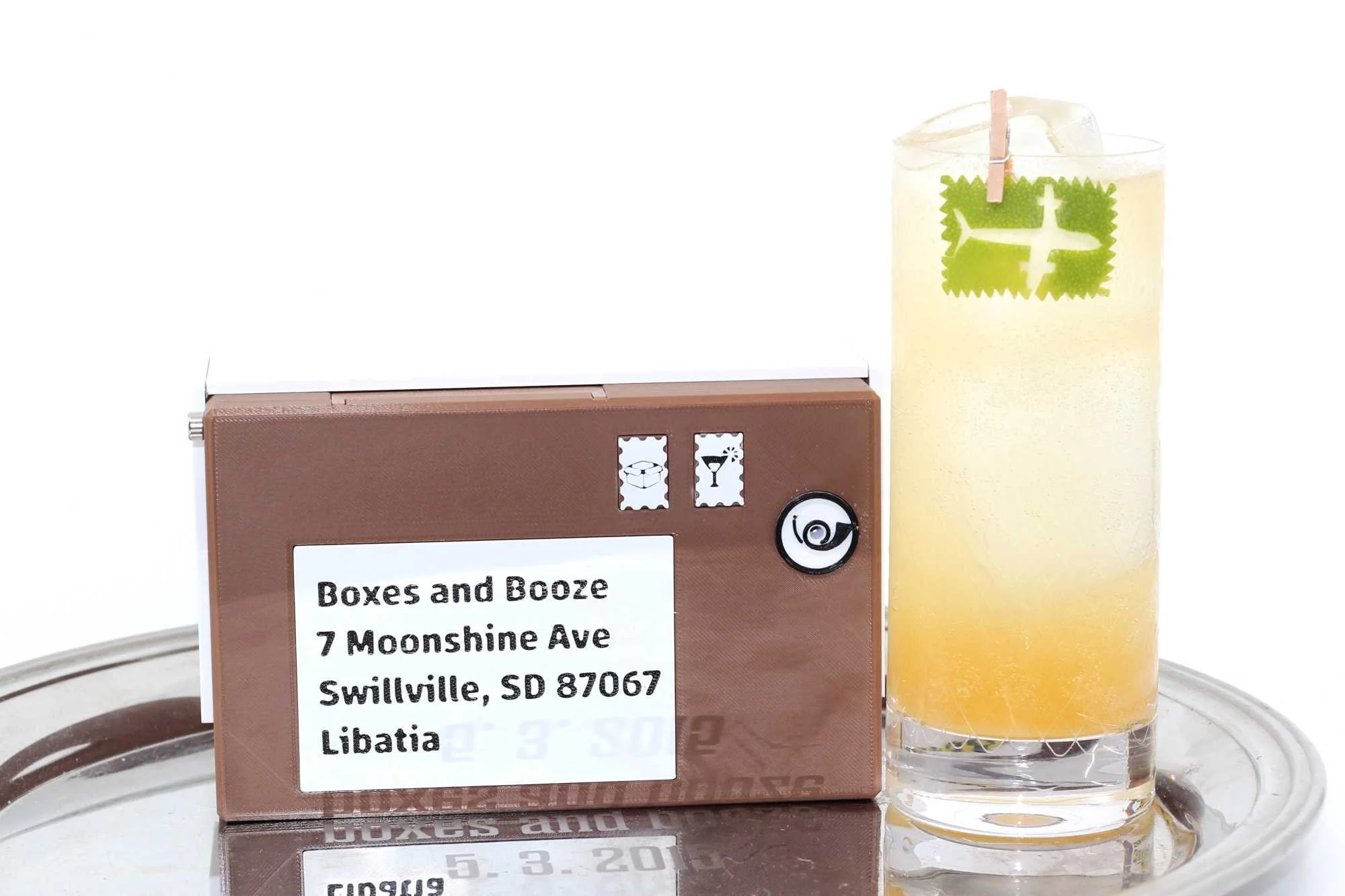 Air Mail cocktail and Mail Call puzzle