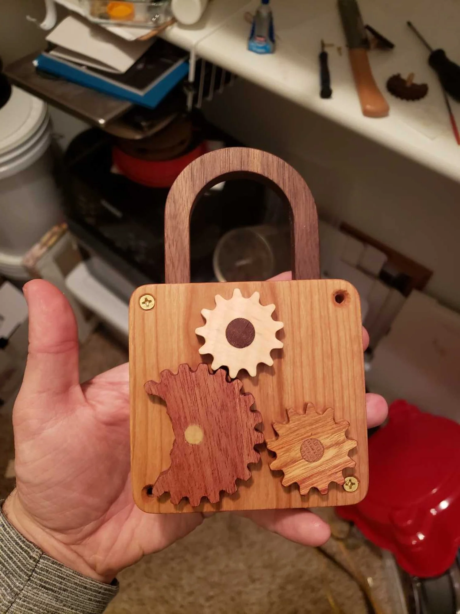 Wagon Trail Lock by Pioneer Puzzles