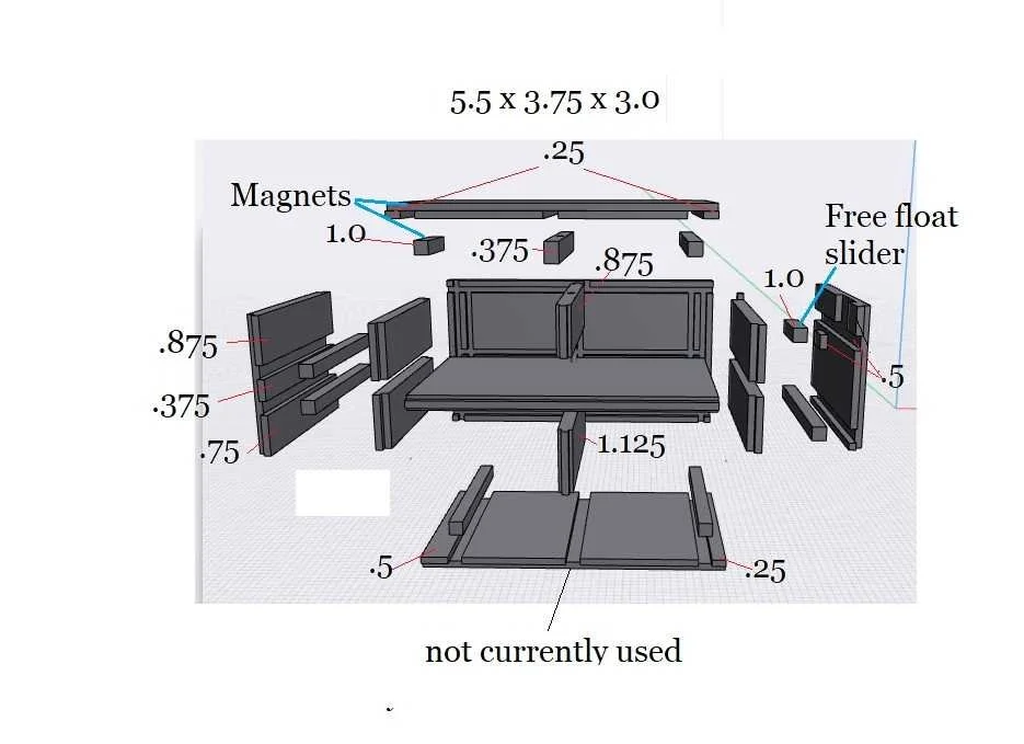 Old School Puzzle Box by Robert Stickman Yarger