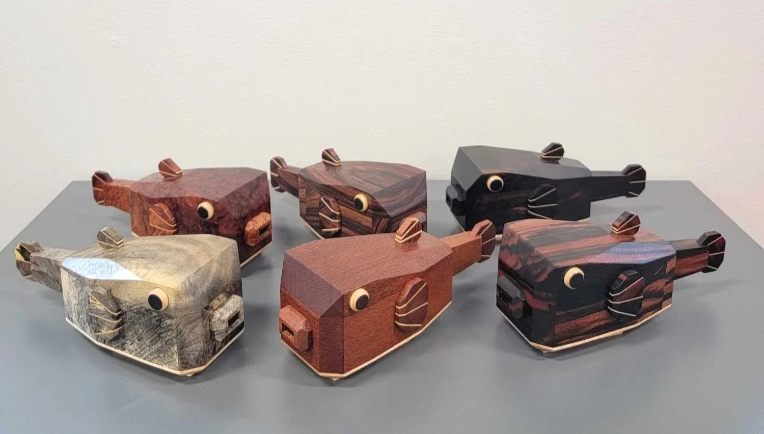 Fugu puzzle box by Jason DeGeorge