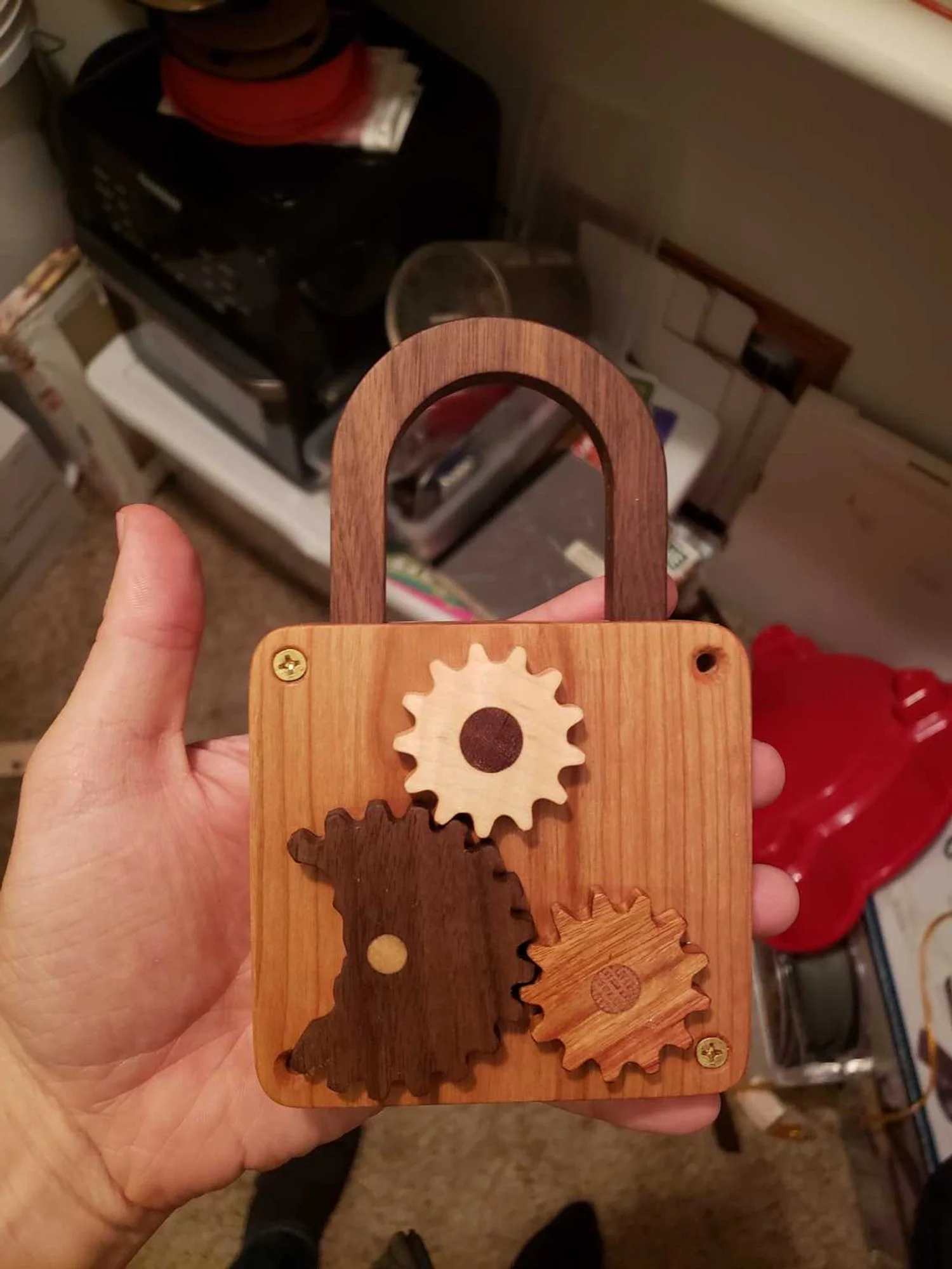 Wagon Trail Lock by Pioneer Puzzles