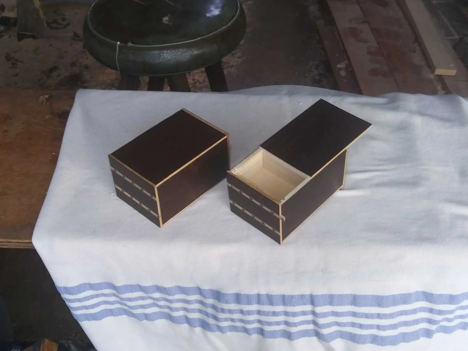 Old School Puzzle Box by Robert Stickman Yarger