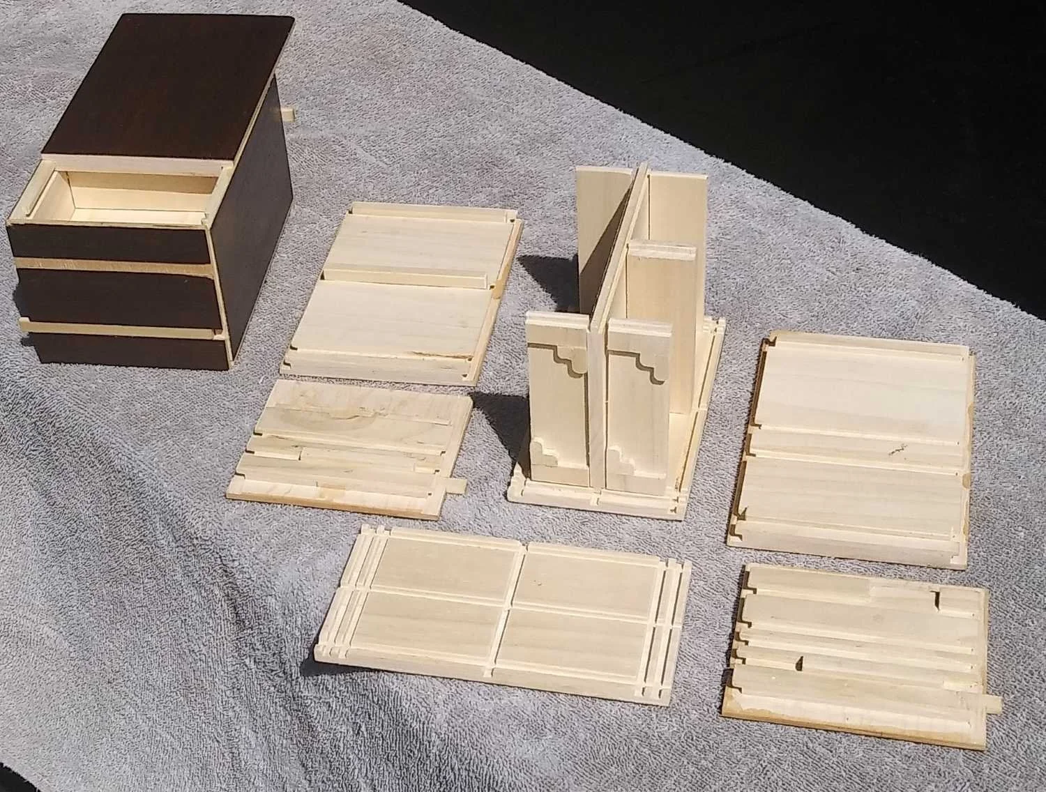 Old School Puzzle Box by Robert Stickman Yarger