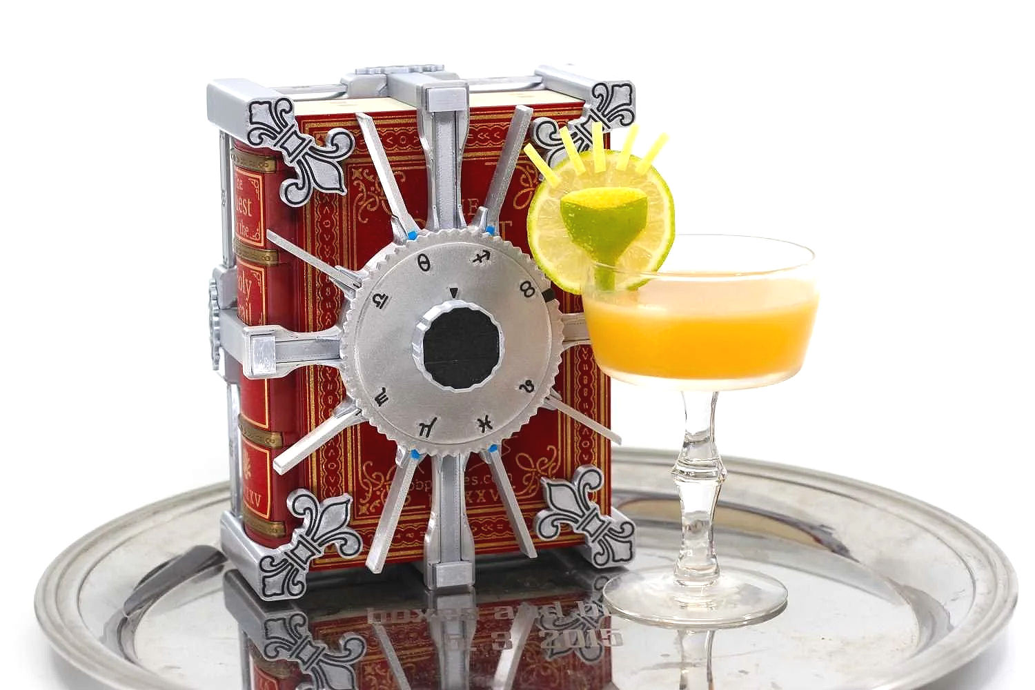 The Quest for the Holy Grail puzzle by Philip Black and The Holy Grail cocktail