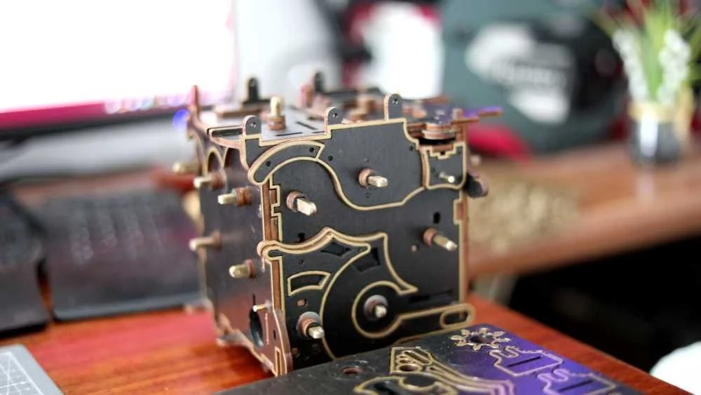 Mecanicarium puzzle box by Christophe Laronde