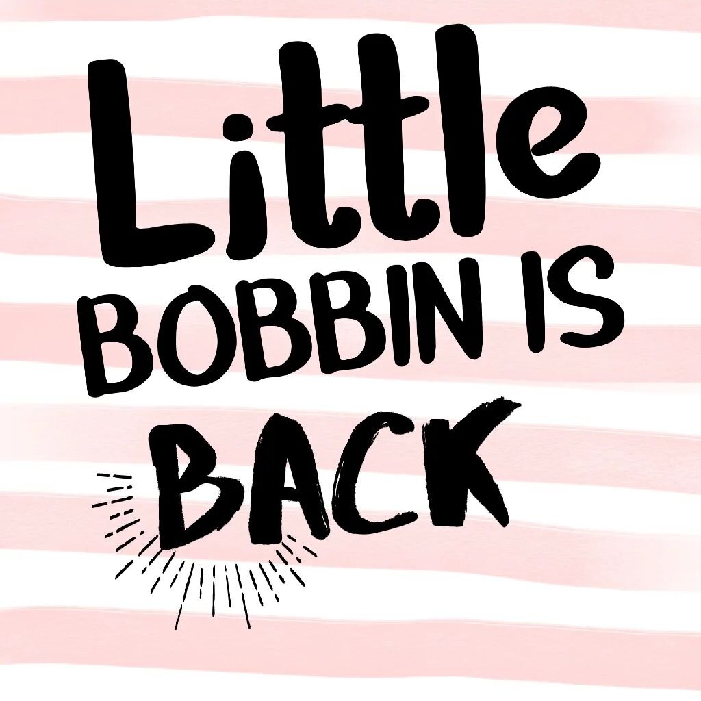 Little Bobbin is Back. Check out the website for the end of range items and have a look at our new Baba Fishees clothing. Just a taste of whats to come. 

Let me what you think.