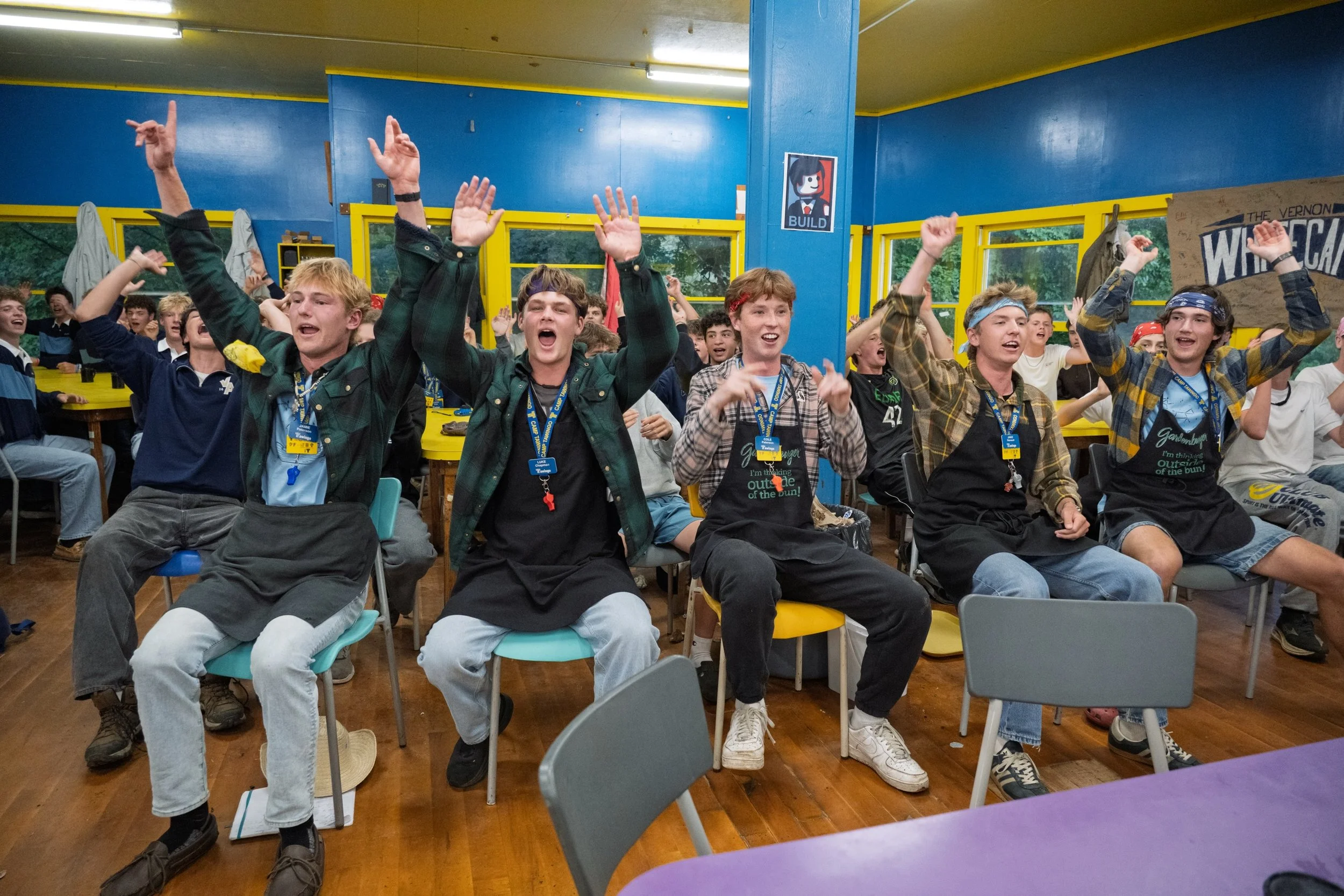 There are, admittedly, a few times when we wish parents could have a peek into the things their campers do and say while they are here.

Banquet is one of those things.
To bear witness to:
the beautiful words of a grace spoken by a 2026 TLC;
the stan