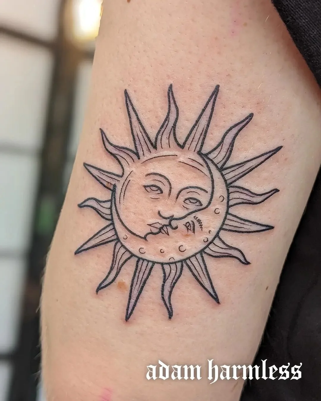 Sun and moon made for @bllauptn recently!
.
Eco-conscious and Vegan tattooing 🌱💚
Based at @harmlesstattoo
For enquiries, please email hello@adam-willett.com or visit www.adam-willett.com