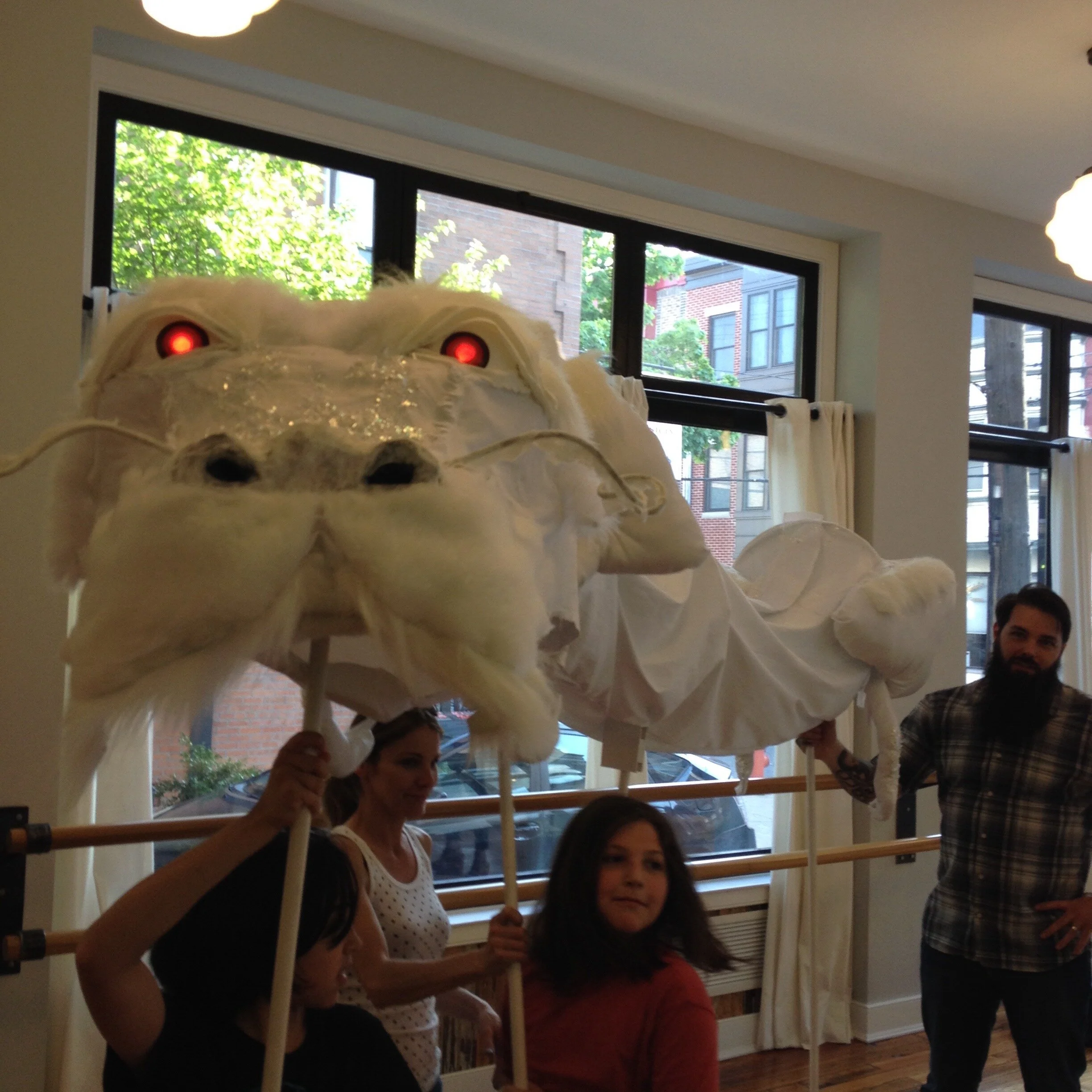Falkor for Philly PACK's production of The Neverending Story, 2014