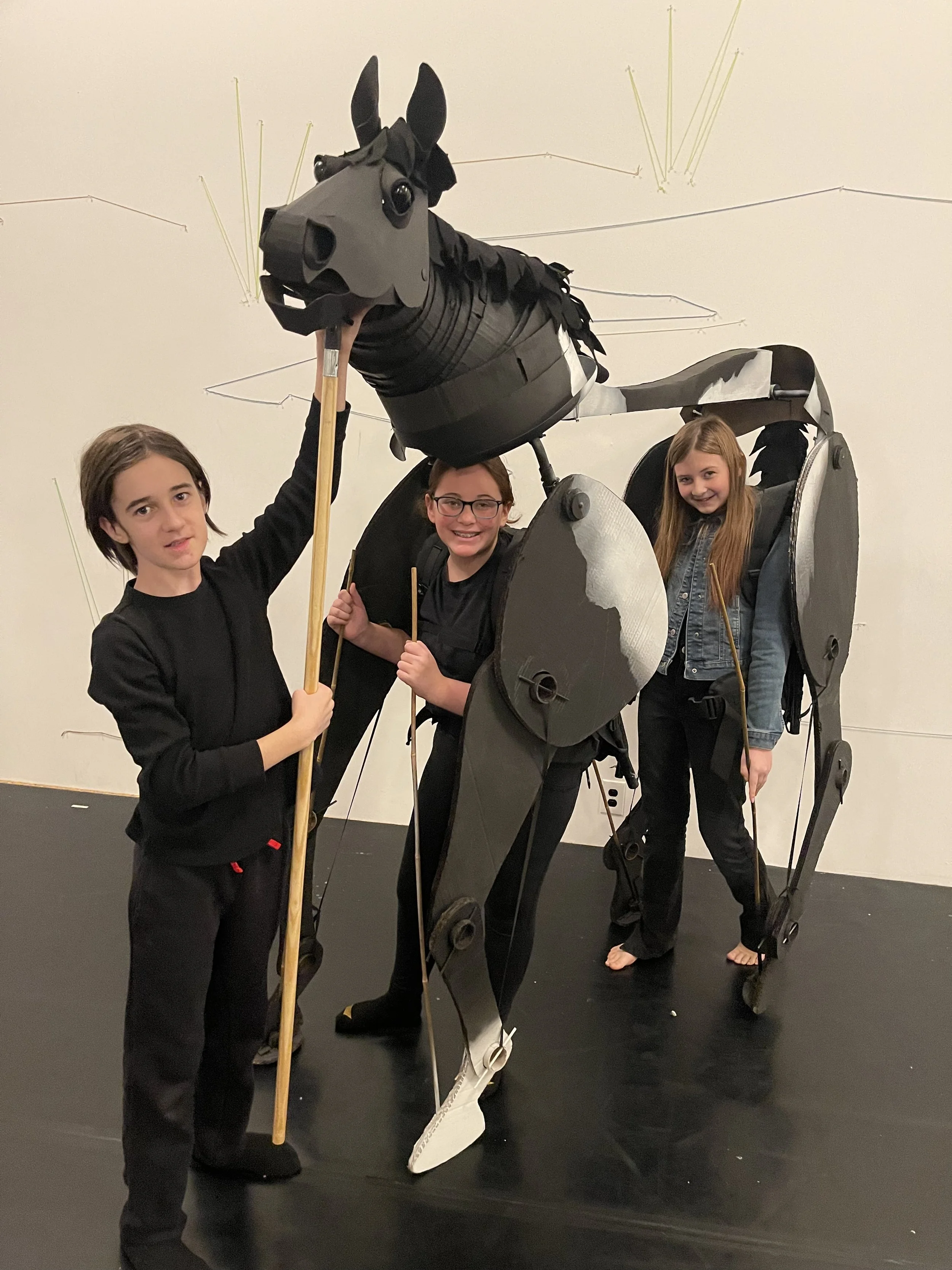 Phantom for Philly PACK's production of Misty of Chincoteague, 2022