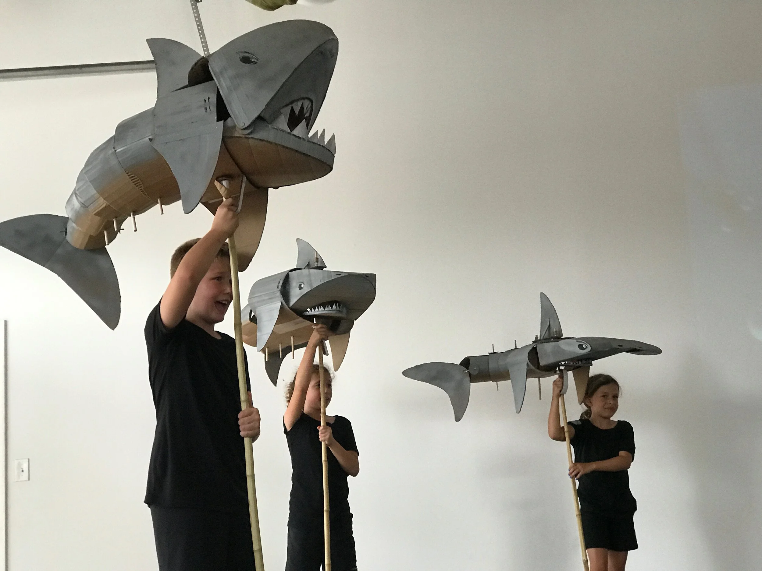 Sharks for Philly PACK's production of The Little Mermaid, 2017