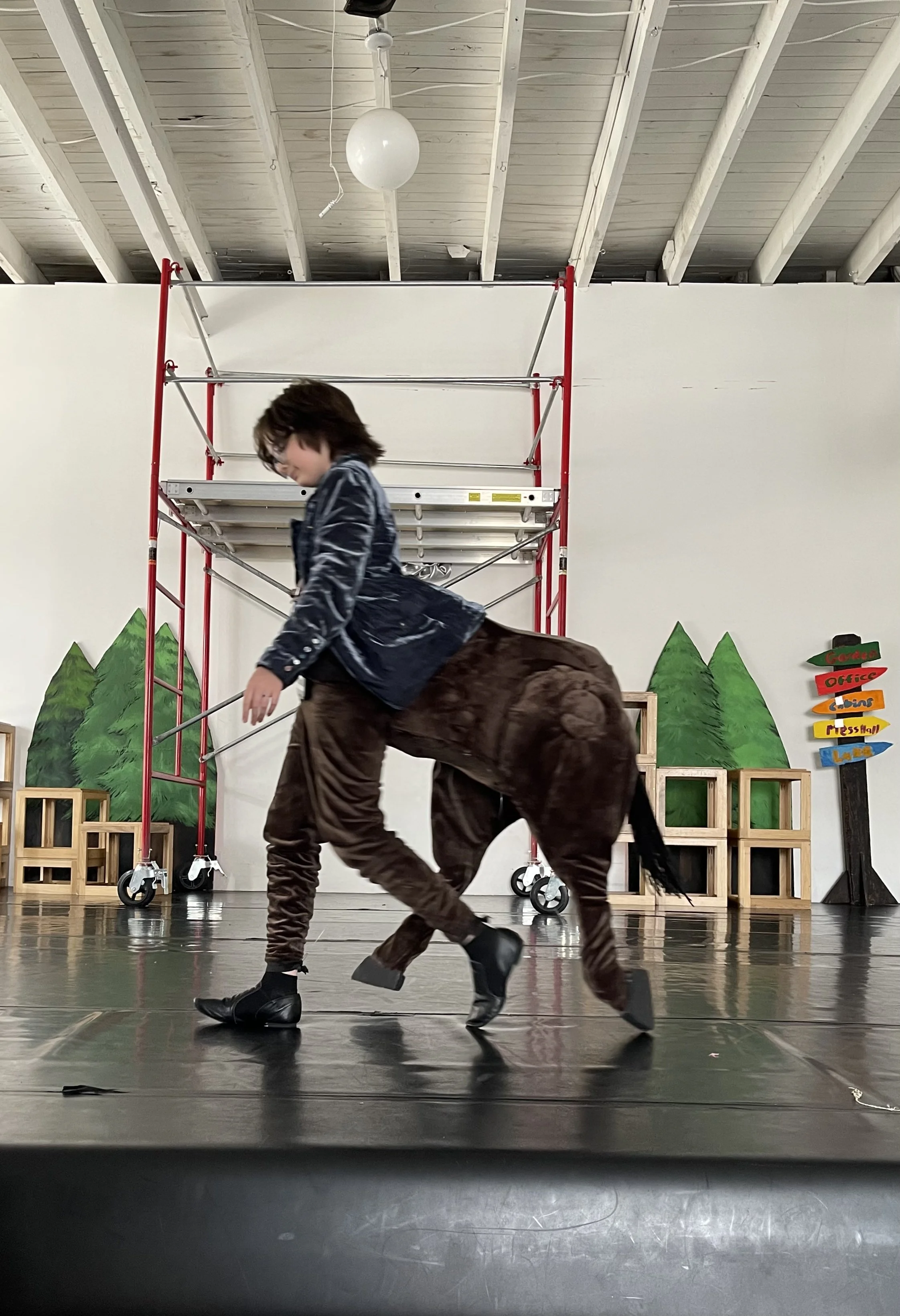 Walking Centaur for Philly PACK's production of Percy Jackson, 2022