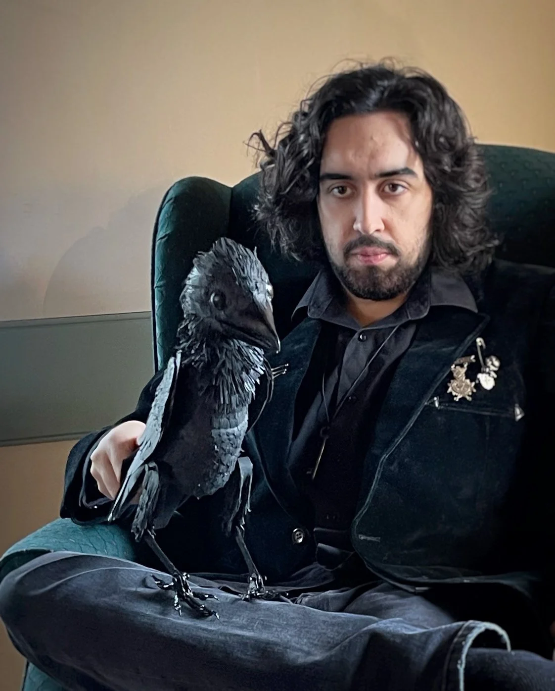 The crow for the film Made of Paper, 2024