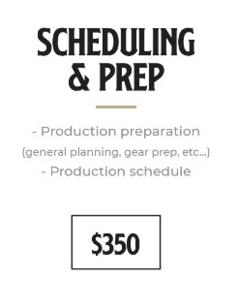 (PRE) SCHEDULING & PREP