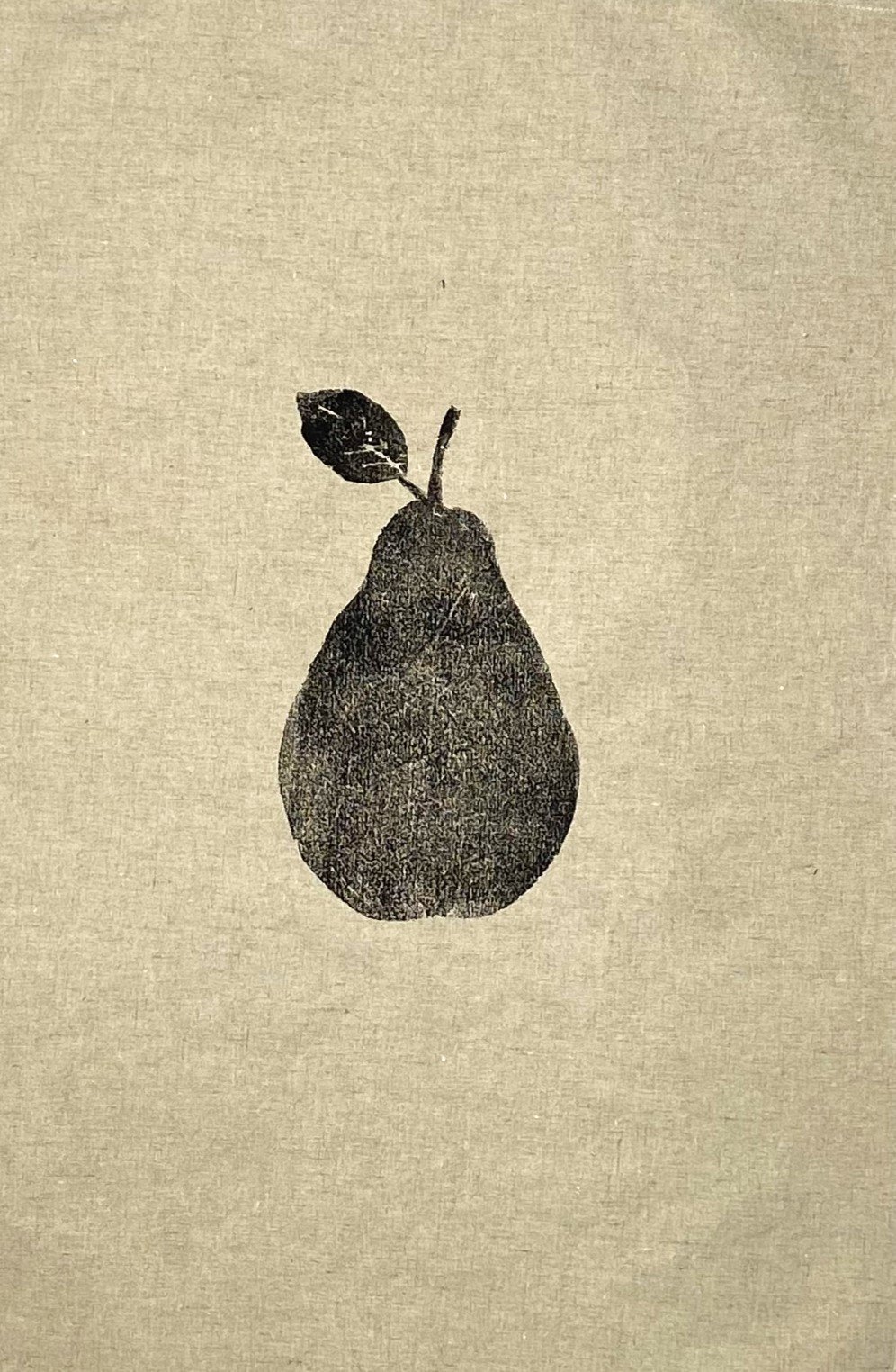 apple and pear pack of 2 tea towels