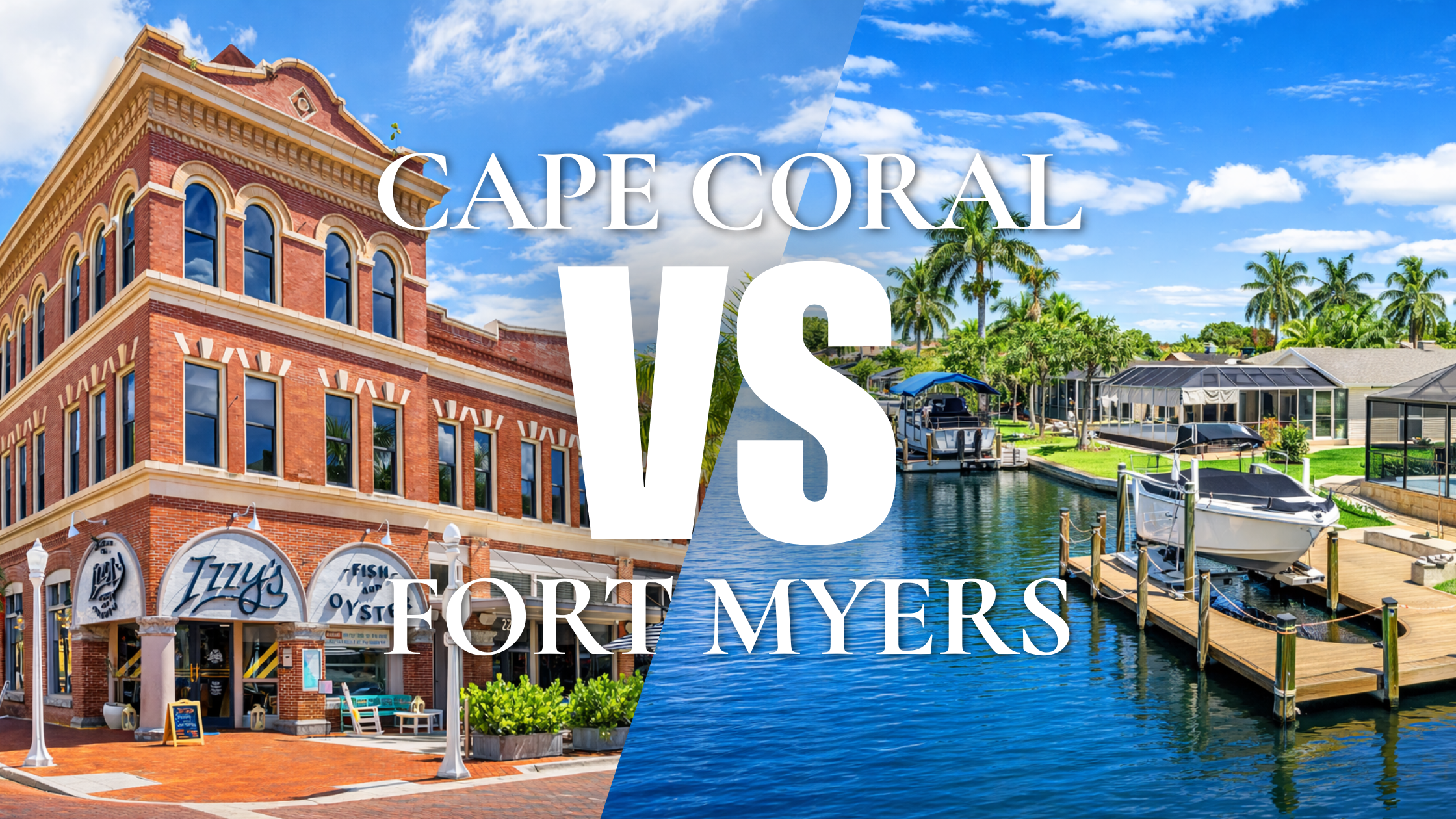 Cape Coral vs. Fort Myers: Which City Actually Wins?