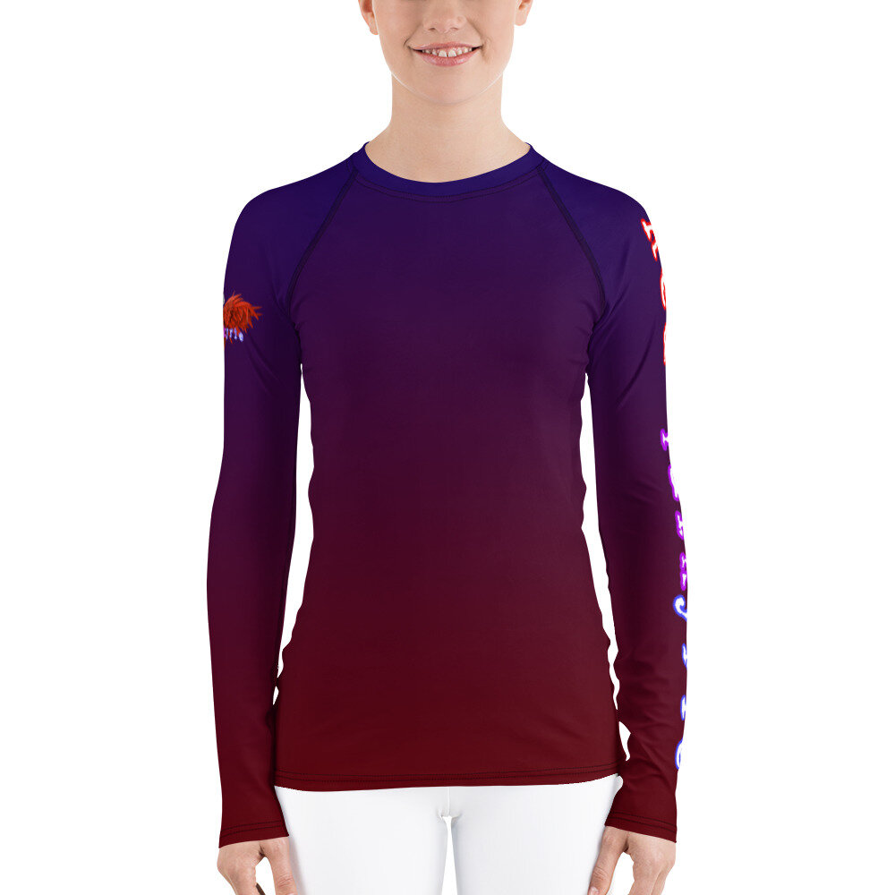 Download Rv Women S Rash Guard Monk Red Valkyrie