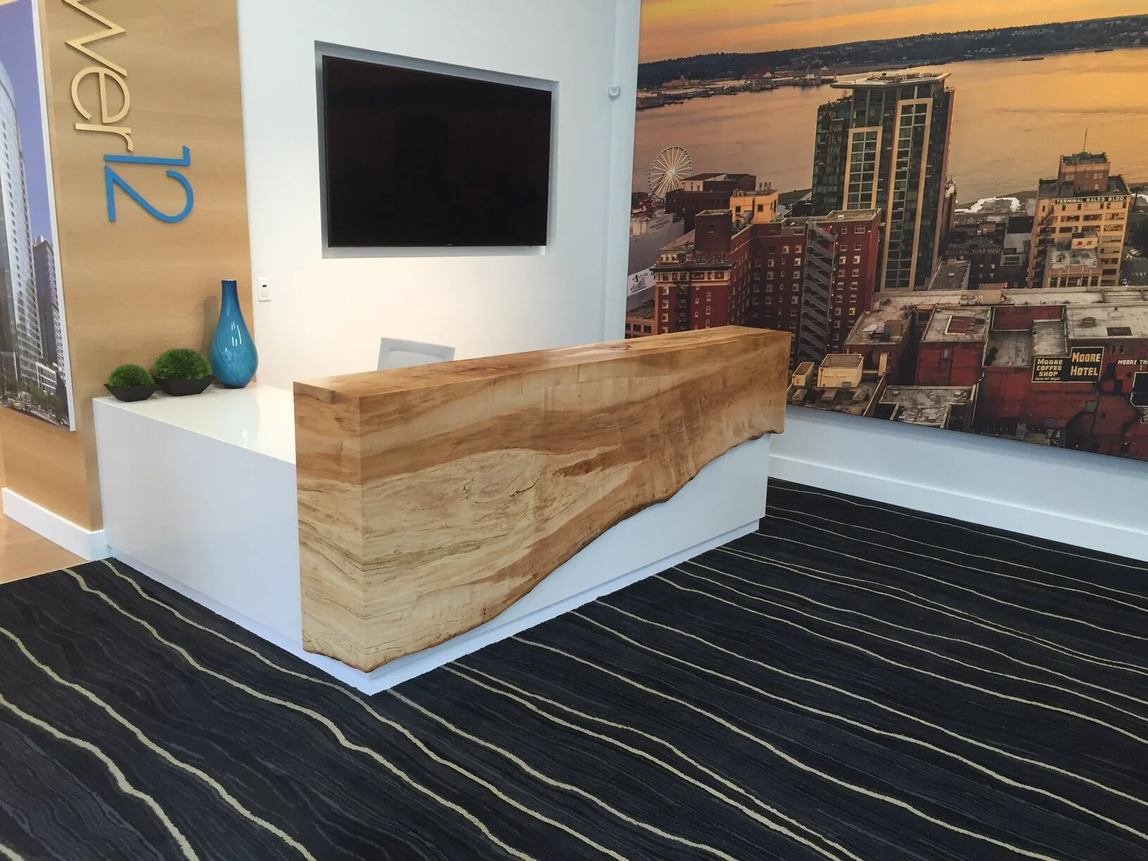Tower 12 - miter reception desk.JPG