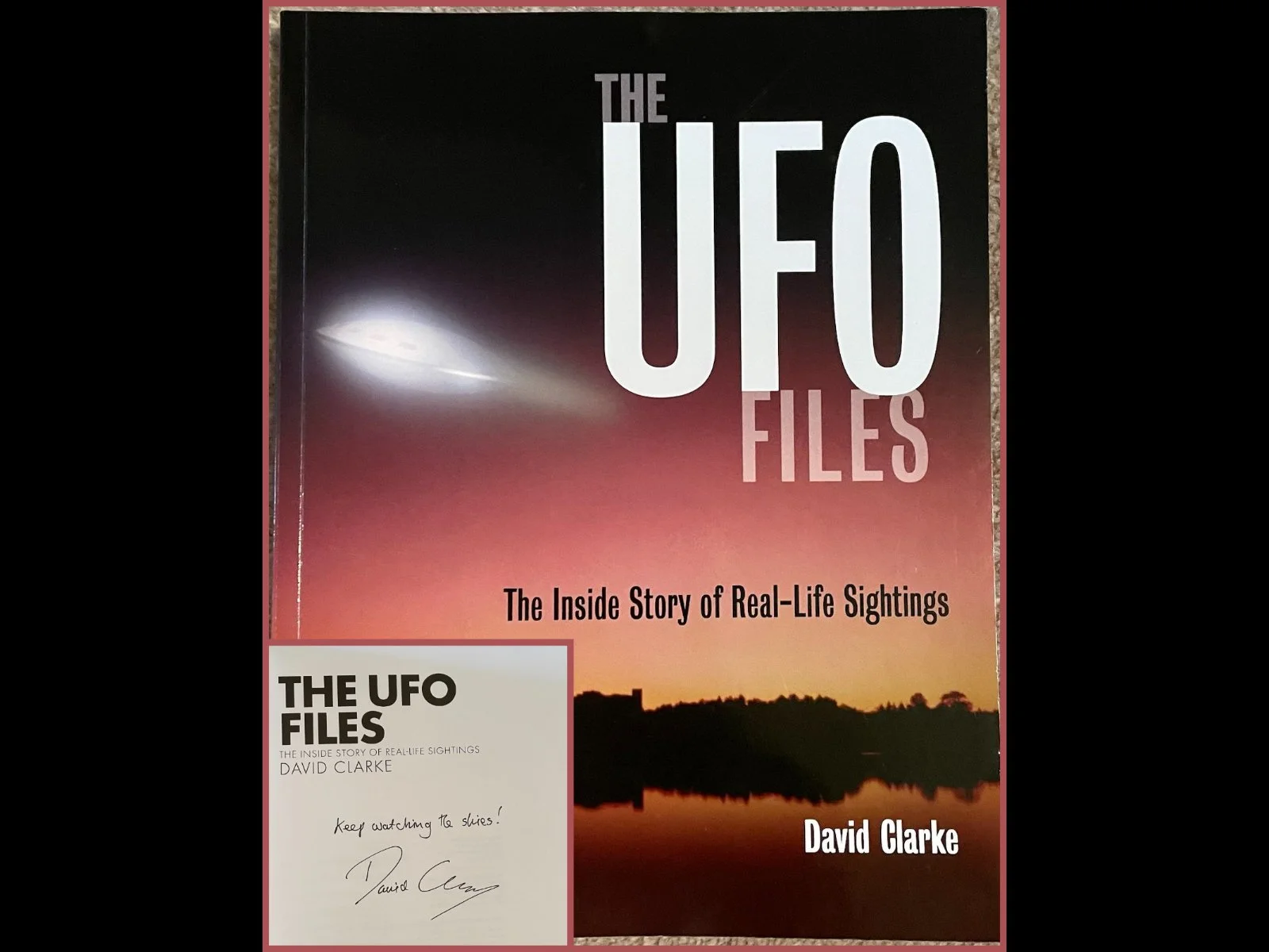 Front cover of The UFO Files book
