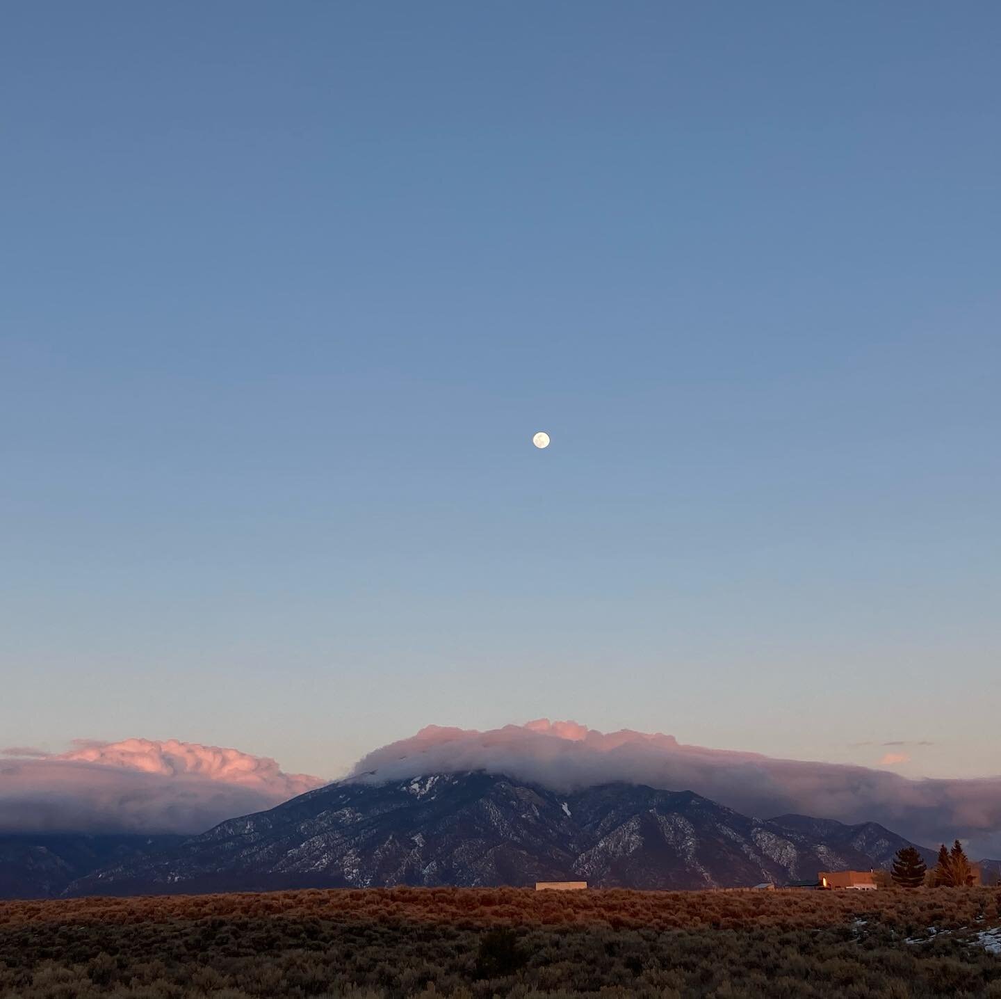 Moon over Taos. #taosnm