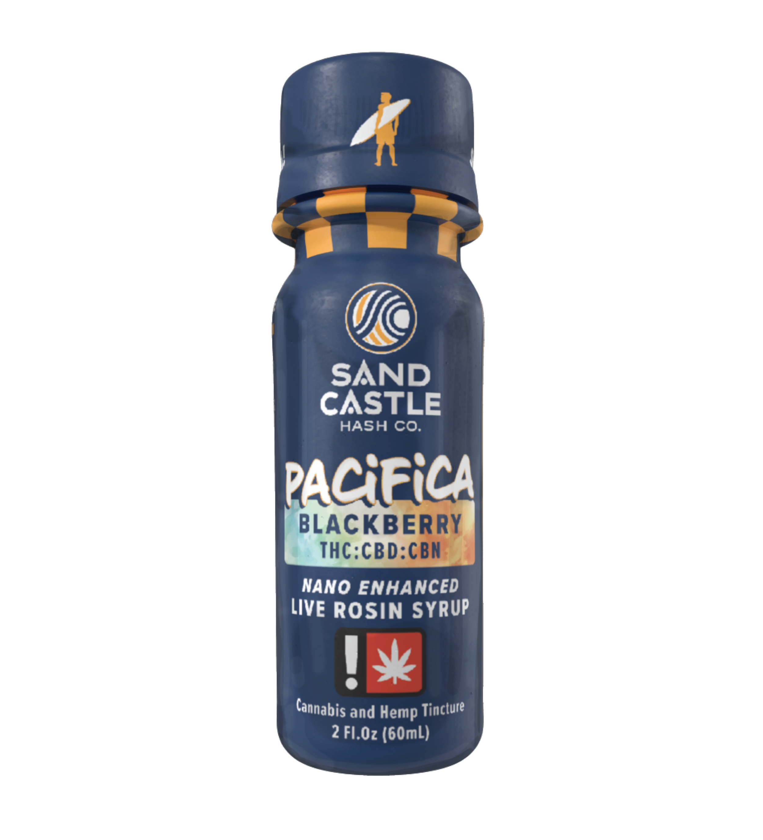 Pacifica nano enhanced live rosin syrup by Sand Castle Hash Co