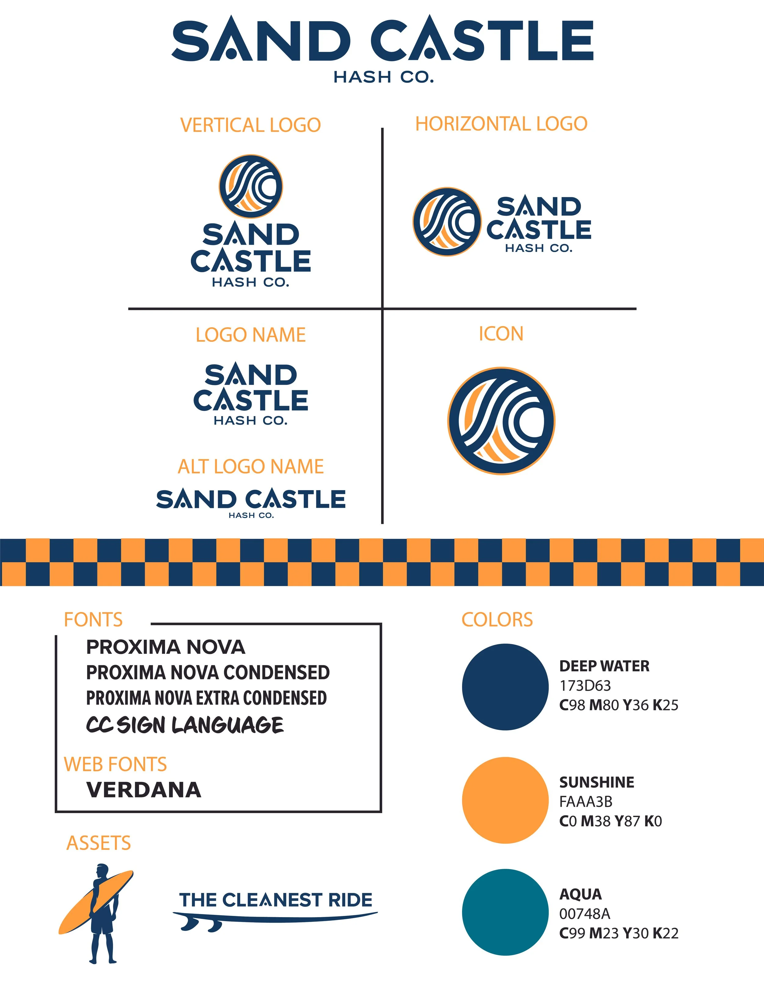 Sand Castle Hash Co. style guide