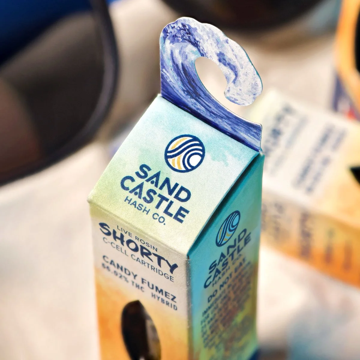 Shorty live rosin c-cell cart