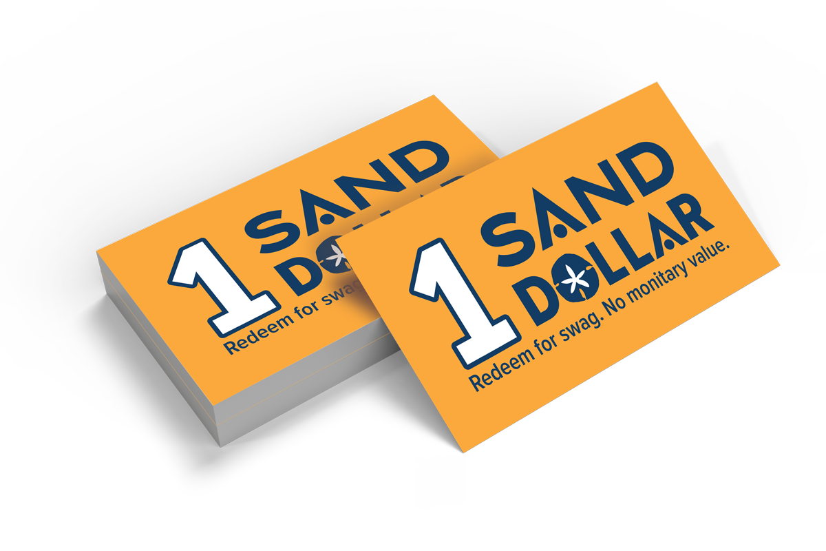 Sand Castle Sand Dollars stacked