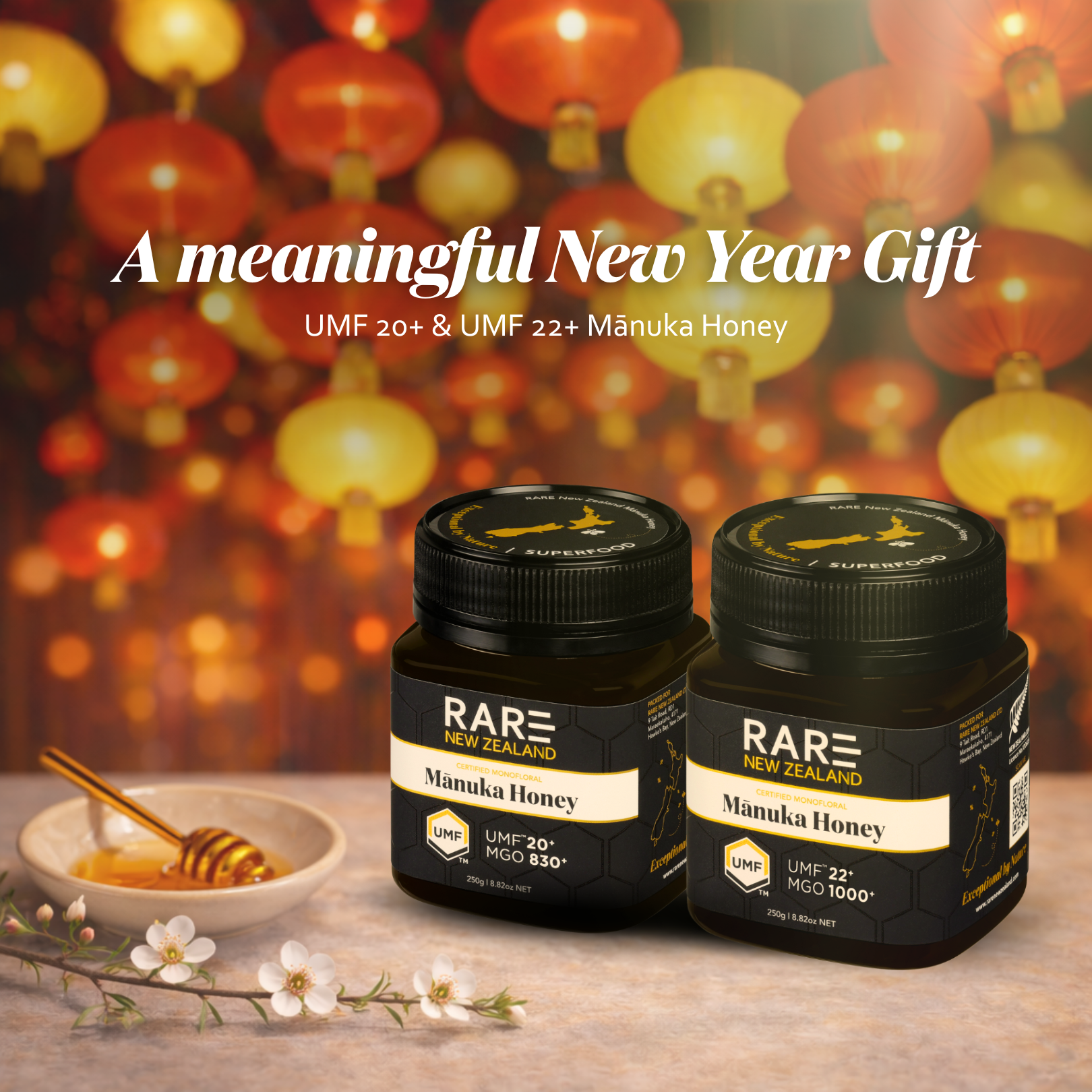 Rare New Zealand Manuka Honey Chinese New Year Gift Lunar