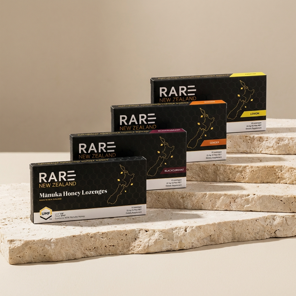 Mānuka Honey Lozenges – Mixed Flavours Box – UMF 20+ | MGO 830+