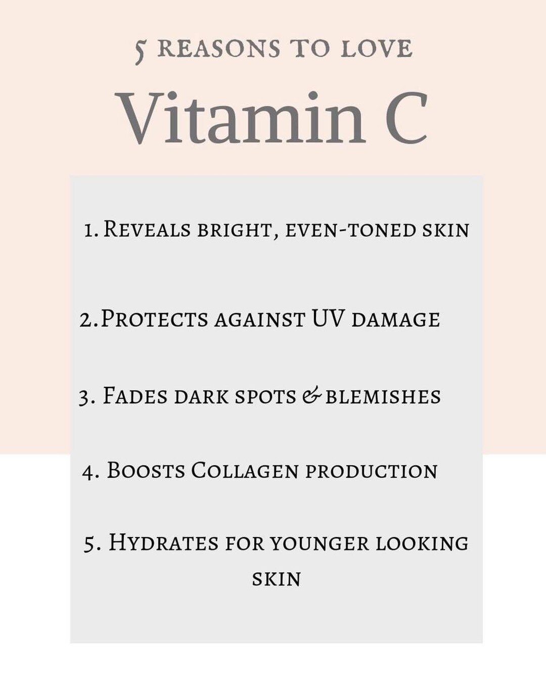 Benefits of vitamin C:🍊