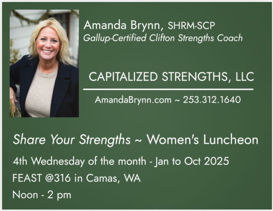 MEMBER EVENT - SHARE YOUR STRENGTHS Women’s Luncheon