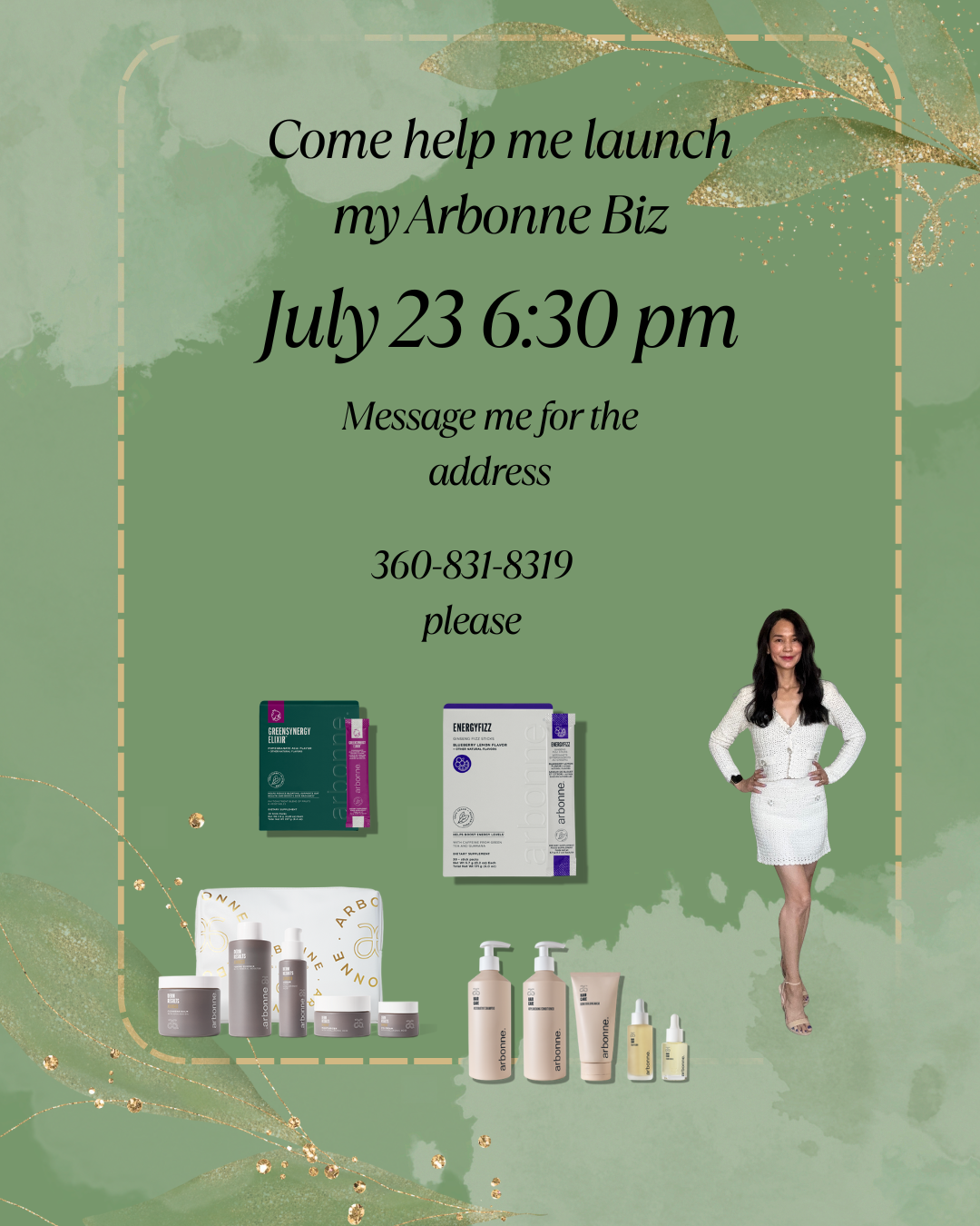 MEMBER EVENT - Help Me Launch My Arbonne Biz