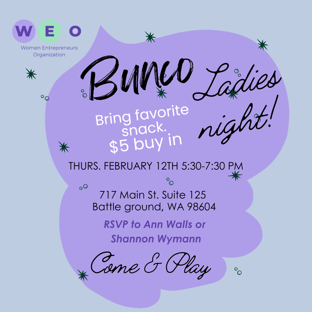 MEMBER EVENT - WEO Bunco Night!