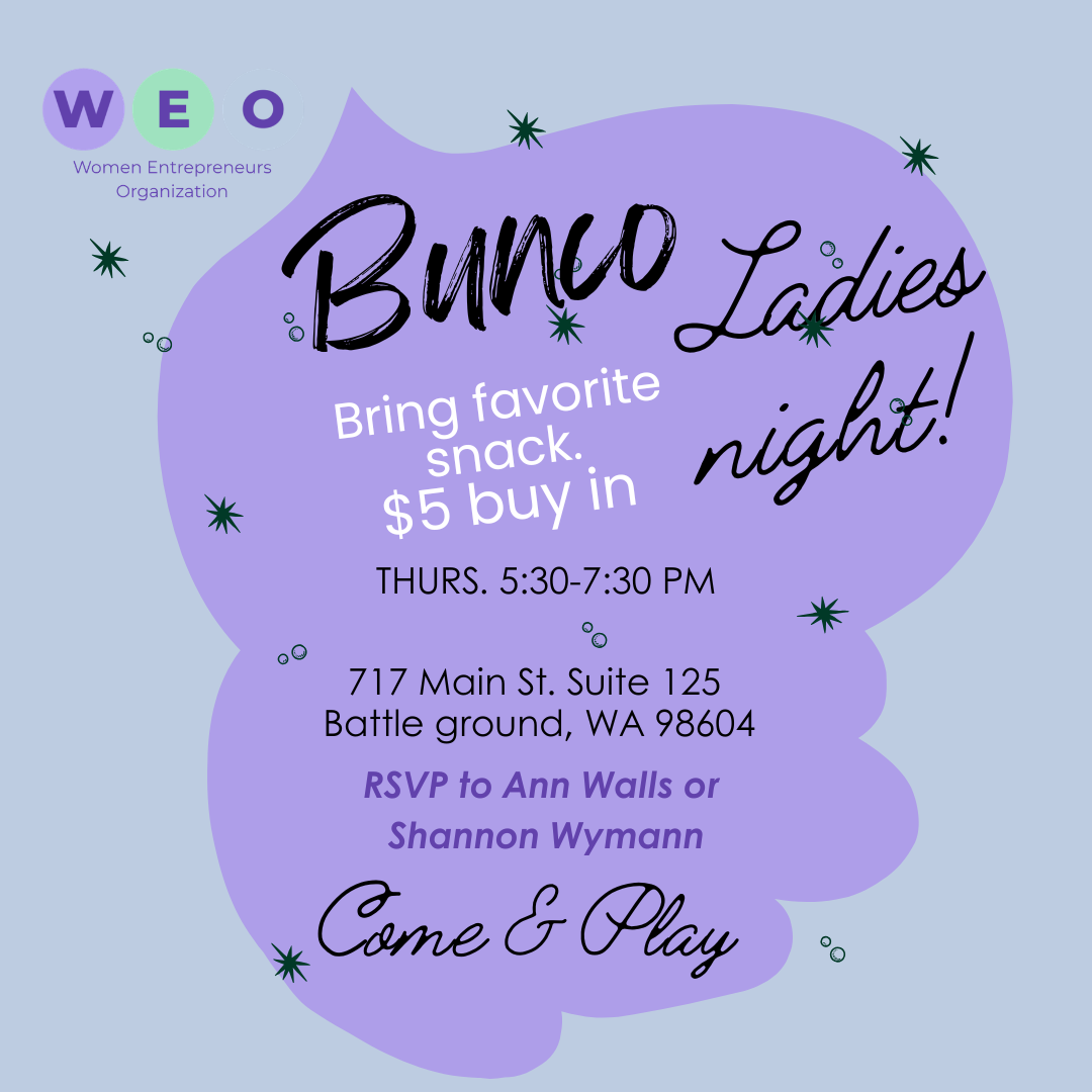 MEMBER EVENT - WEO Bunco Night!